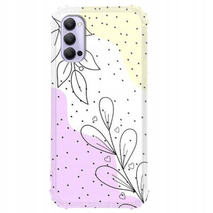 Etui ANTISHOCK do OPPO RENO 4 Obudowa Modne Wzory