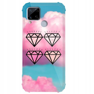 Etui ANTISHOCK do REALME C15 Obudowa Modne Wzory