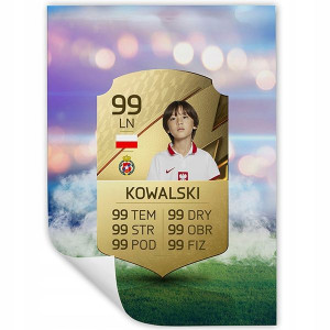 Plakat Fifa 22 Karta Zawodnika A3 Personalizowana