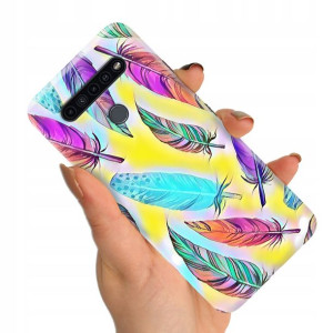 Etui do LG K51s Obudowa Case BOHO Leaves Top Wzory
