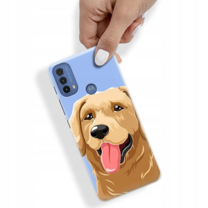 Etui do MOTOROLA E40 Case Pieski Kotki Top Wzory