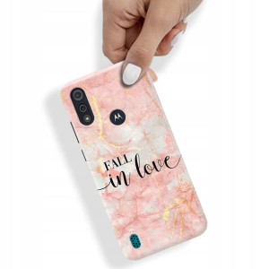 Etui do MOTOROLA E6S Marmurki Obudowa Case Wzory