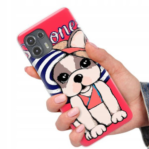 Etui do MOTOROLA EDGE 20 LITE 5G Pieski Top Wzory
