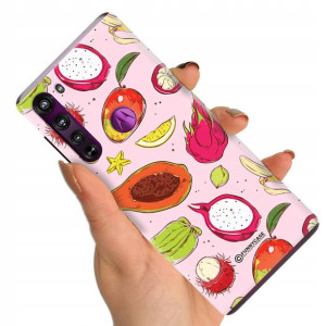 Etui do MOTOROLA EDGE Case Owocowe Love Top Wzory