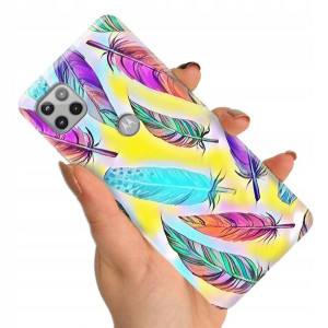 Etui do MOTOROLA G 5G Case BOHO Leaves Top Wzory