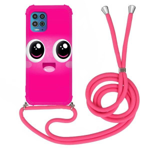 Etui Crossbody Róż do MOTOROLA G100 Słodkie Wzory