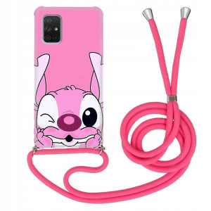 Etui Crossbody Róż do SAMSUNG A71 Case Mix Wzory