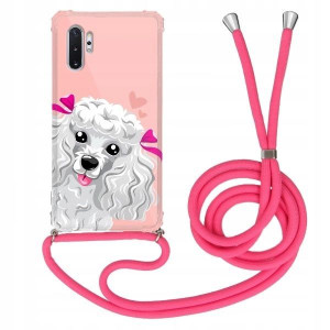 Etui Crossbody Róż do SAMSUNG NOTE 10 PLUS Wzory