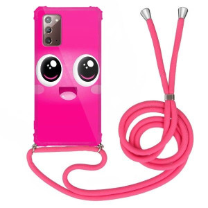 Etui Crossbody Róż do SAMSUNG NOTE 20 Mix Wzory