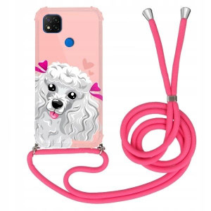 Etui Crossbody Róż do XIAOMI REDMI 9C Mix Wzory