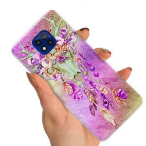 Etui do MOTOROLA G POWER 2021 BOHO Leaves Wzory