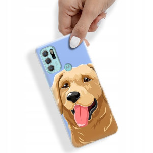 Etui do MOTOROLA G60s Case Pieski Kotki Top Wzory