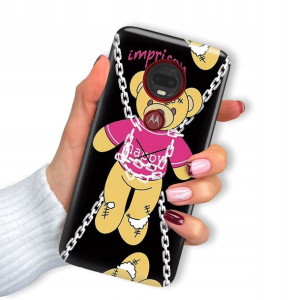 Etui do MOTOROLA G7 PLUS Top Miś Bearbrick Wzory