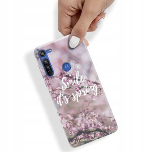 Etui do MOTOROLA G8 Case TOP Spring Wiosenne Wzory