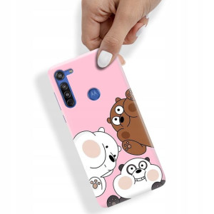 Etui do MOTOROLA G8 Case We Bare BEARS Top Wzory