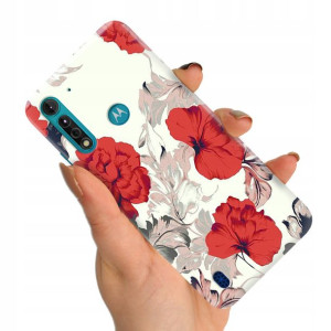 Etui do MOTOROLA G8 POWER LITE Case Wzory + SZKŁO