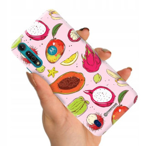Etui do MOTOROLA G8 POWER LITE Owocowe Love Wzory