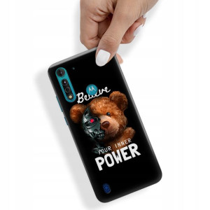 Etui do MOTOROLA G8 POWER LITE TEDDY Misie Wzory