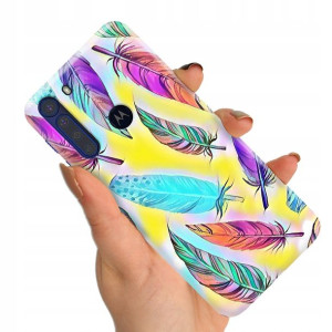Etui do MOTOROLA ONE FUSION Case BOHO Leaves Wzory