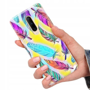 Etui do ONEPLUS 7 PRO Case BOHO Leaves Top Wzory