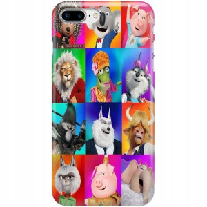 ETUI DO iPHONE 7 PLUS Case Kids Bajkowe SING Wzory