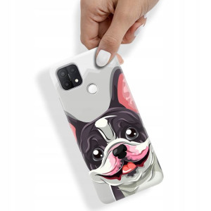Etui do OPPO A15 Obudowa Pieski Kotki Top Wzory