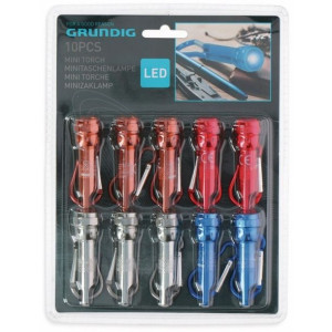 Grundig - Mini latarki LED 10 szt.