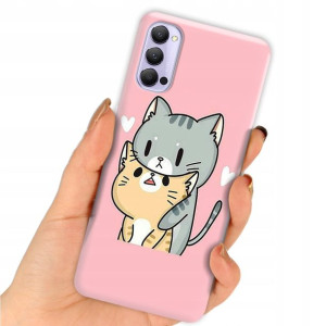 Etui do OPPO RENO 4 5G Case Chibi Lama Top Wzory