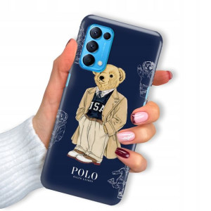 Etui do OPPO RENO 5K Case Top Miś Bearbrick Wzory