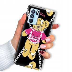Etui do OPPO RENO 6 5G Case Miś Bearbrick Wzory