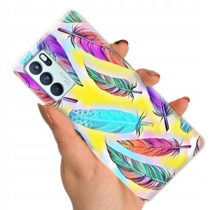 Etui do OPPO RENO 6 PRO 5G Case BOHO Leaves Wzory