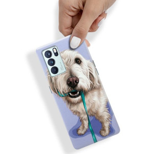 Etui do OPPO RENO 6 PRO 5G Case Pieski Kotki Wzory
