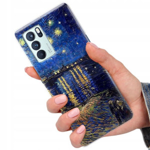 Etui do OPPO RENO 6 PRO 5G Impresjonistyczne Wzory
