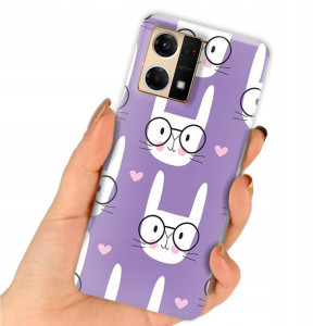 Etui do OPPO RENO 7 4G Case Chibi Lama Top Wzory