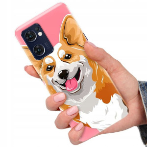 Etui do OPPO RENO 7 5G Case Pieski Kotki Top Wzory