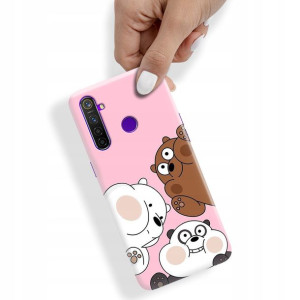 Etui do REALME 5 PRO Case We Bare BEARS Top Wzory