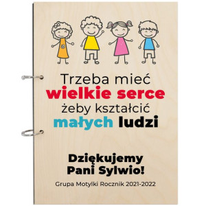 ALBUM BOHO Personalizowany Prezent dla NAUCZYCIELA