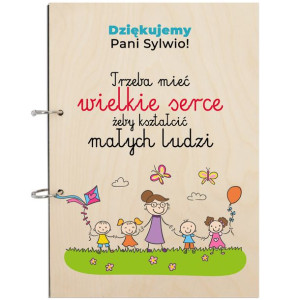 ALBUM BOHO Personalizowany Prezent dla NAUCZYCIELA