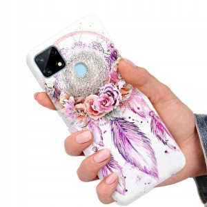 Etui do REALME 7i RMX2193 Case BOHO Leaves Wzory