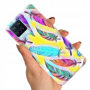 Etui do REALME 8 PRO Case BOHO Leaves Top Wzory