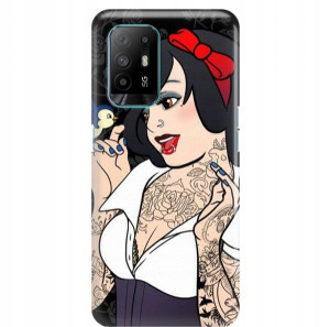 Etui Do OPPO RENO 5Z 5G Hardcore Księżniczki Wzory