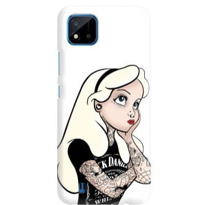 Etui Do REALME C11 2021 Hardcore Księżniczki Wzory