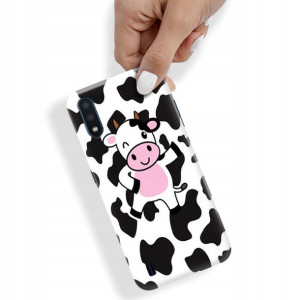 Etui do SAMSUNG A01 Obudowa KRÓWKA COW Case Wzory
