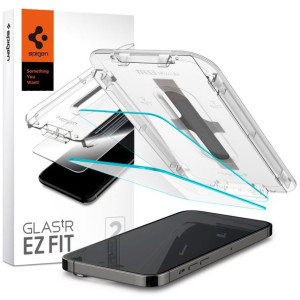 Szkło hartowane SPIGEN GLAS.TR "EZ FIT" 2-PACK iPhone 14 PRO bezb