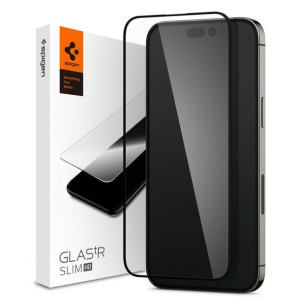 Szkło hartowane SPIGEN GLASS FC iPhone 14 PRO MAX czarny