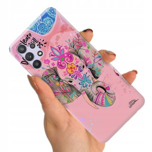 Etui do SAMSUNG A32 4G Obudowa Case Wzory + SZKŁO