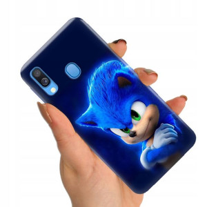 Etui do SAMSUNG A40 Case SONIC Błyskawica Wzory
