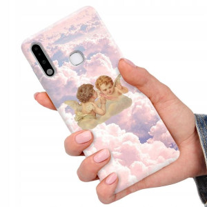 Etui do SAMSUNG A70e Angel Aniołki Obudowa Wzory