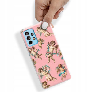 Etui do SAMSUNG A73 5G Case Aniołki Angle Wzory