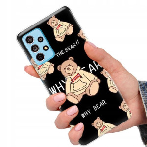 Etui do SAMSUNG A73 5G Case BEARBRICK Miś Wzory